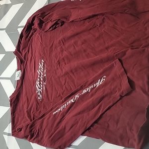 Harley Davidson longsleeve maroon t-shirt